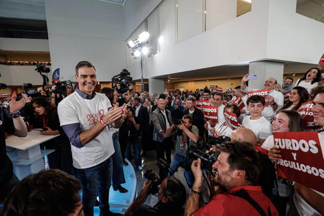 October 21, 2026, Burgos, Spain, Spain: Pedro Sanchez with his party colleagues. Burgos Spain - ZUMAc250 20261021_zip_c250_017 Copyright: xJorgexContrerasxSotox