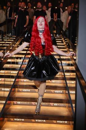 VISIT X Venus 2026 Opening Party Mia May VISIT X Trade Show Opening Party for Venus 2026, AMANO Grand Central Hotel, Berlin, Date: October 21, 2026 Copyright: xEventpress Kratschx