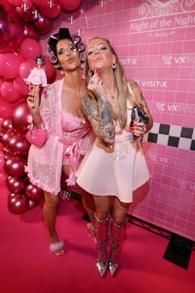 VISIT X Venus 2026 Opening Party Micaela Schaefer, Doreen Steinert VISIT X Trade Show Opening Party for Venus 2026, AMANO Grand Central Hotel, Berlin, Date: October 21, 2026 Copyright: xEventpress Kratschx