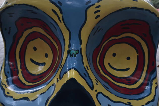 October 21, 2026, Mexico City, Cdmx, Mexico: The Mexicraneos exhibition has been installed along the Paseo de la Reforma avenue in Mexico City, marking the start of the Day of the Dead celebrations in the country. This edition of the exhibition, titled Collection: Living Nature Mystical Tales. features 35 giant skulls, each artistically transformed by various creators. Mexico City Mexico - ZUMAp204 20261021_zip_p204_078 Copyright: xJosuexPerezx