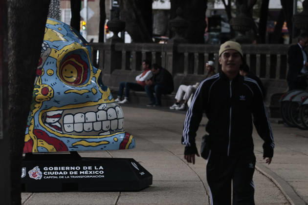 October 21, 2026, Mexico City, Cdmx, Mexico: The Mexicraneos exhibition has been installed along the Paseo de la Reforma avenue in Mexico City, marking the start of the Day of the Dead celebrations in the country. This edition of the exhibition, titled Collection: Living Nature Mystical Tales. features 35 giant skulls, each artistically transformed by various creators. Mexico City Mexico - ZUMAp204 20261021_zip_p204_079 Copyright: xJosuexPerezx