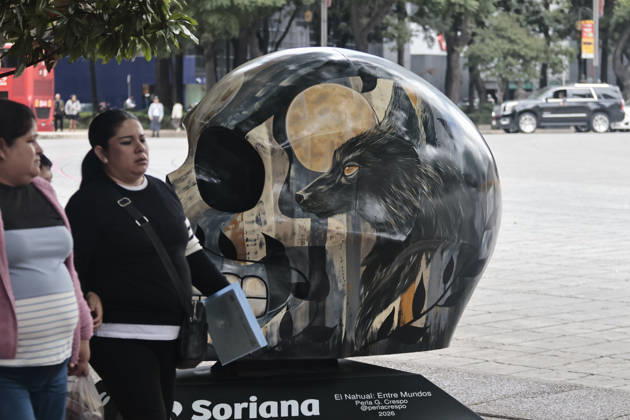 October 21, 2026, Mexico City, Cdmx, Mexico: The Mexicraneos exhibition has been installed along the Paseo de la Reforma avenue in Mexico City, marking the start of the Day of the Dead celebrations in the country. This edition of the exhibition, titled Collection: Living Nature Mystical Tales. features 35 giant skulls, each artistically transformed by various creators. Mexico City Mexico - ZUMAp204 20261021_zip_p204_070 Copyright: xJosuexPerezx