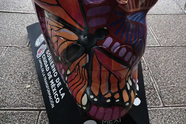 October 21, 2026, Mexico City, Cdmx, Mexico: The Mexicraneos exhibition has been installed along the Paseo de la Reforma avenue in Mexico City, marking the start of the Day of the Dead celebrations in the country. This edition of the exhibition, titled Collection: Living Nature Mystical Tales. features 35 giant skulls, each artistically transformed by various creators. Mexico City Mexico - ZUMAp204 20261021_zip_p204_075 Copyright: xJosuexPerezx