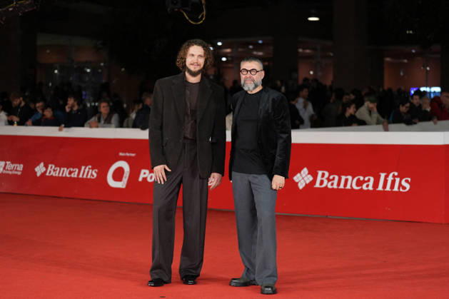 21st Rome Film Fest - Ula Screening Latvian actors Viesturs Kairiss and Karlis Arnolds Avots attend the red carpet premiere of the film Ula (Ulya) during the 21st Rome Film Fest in Rome, Italy on October 21, 2026. Photo by Andrea Bracaglia ABACAPRESS.COM Rome Italy Italy  Copyright: xBracagliaxAndrea ABACAx