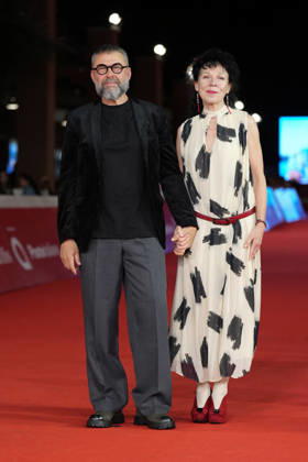21st Rome Film Fest - Ula Screening Latvian actors Viesturs Kairiss and Ieva Jurjane attend the red carpet premiere of the film Ula (Ulya) during the 21st Rome Film Fest in Rome, Italy on October 21, 2026. Photo by Andrea Bracaglia ABACAPRESS.COM Rome Italy Italy  Copyright: xBracagliaxAndrea ABACAx