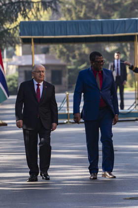 Yasar Guler - Baboucarr Ousmaila Joof meeting in Ankara ANKARA, TURKIYE - OCTOBER 22: Turkish National Defense Minister Yasar Guler welcomes Minister of Defense of the Republic of The Gambia Baboucarr Ousmaila Joof with an official military ceremony at the Ministry of National Defense in Ankara, Turkiye on Thursday, October 22, 2026. Osmancan Gurdogan Anadolu Ankara Turkey. Editorial use only. Please get in touch for any other usage.  Copyright: x2026xAnadoluxOsmancanxGurdoganx