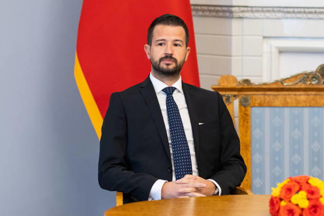 Gitanas Nauseda, President of the Republic of Lithuania, received Jakov Milatovic, President of Montenegro, who was visiting Lithuania. Vilnius, October 22, 2026  Copyright: xx