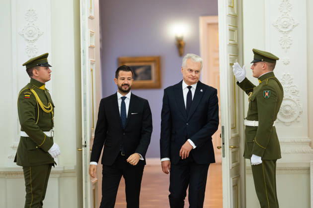 Gitanas Nauseda, President of the Republic of Lithuania, received Jakov Milatovic, President of Montenegro, who was visiting Lithuania. Vilnius, October 22, 2026  Copyright: xx