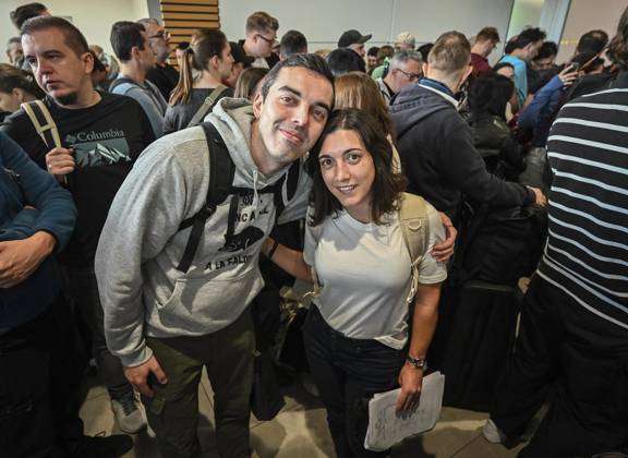 First Day of the Essen Game Fair SPIEL Essen will take place from October 22 to 25, 2026, at the Messe Essen exhibition grounds ** FOR EDITORIAL USE ONLY ** EDITORIAL USE ONLY ** p Standing at the front of the line waiting to enter, Sergi Madronero an Copyright: KerstinxKokoska doc8852wg15cef1mkcvfoa8 ,EDITORIAL USE ONLY Copyright: KerstinxKokoska