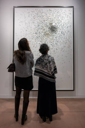 Art Basel Fair to Close Earlier than Scheduled - Paris Art Basel fair, held at Grand Palais, will close before scheduled time, because of demonstrations in Paris and after calls online to attack it and demonstrate inside, as seen in Paris, France on October 22, 2026. Photo by Ammar Abd Rabbo ABACAPRESS.COM Paris Ile-de-France France  Copyright: xAbdxRabboxAmmar ABACAx