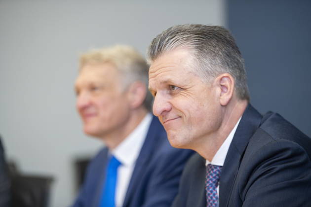 On Friday, October 23, 2026, Stephan Toscani, the CDU’s state chairman in Saarland, will welcome the CDU’s parliamentary group leader in the German Bundestag, Thorsten Frei, at the Saarland State Parliament. Together, they will hold a press conference. Pictured, from left: Stephan Toscani, Member of the State Parliament (CDU), and Thorsten Frei, Member of the Bundestag (CDU). bub
