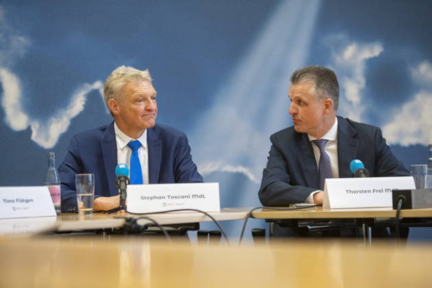 On Friday, October 23, 2026, Stephan Toscani, the CDU’s state chairman in Saarland, will welcome Thorsten Frei, the CDU’s parliamentary group leader in the German Bundestag, Thorsten Frei, at the Saarland State Parliament. Together, they will hold a press conference. Pictured, from left: Stephan Toscani, Member of the State Parliament (CDU), and Thorsten Frei, Member of the Bundestag (CDU). bub
