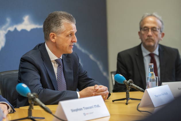 On Friday, October 23, 2026, Stephan Toscani, the CDU’s state chairman in Saarland, will welcome Thorsten Frei, the CDU’s parliamentary group leader in the German Bundestag, to the Saarland State Parliament. Together, they will hold a press conference. Pictured: Thorsten Frei, Member of the Bundestag, CDU bub