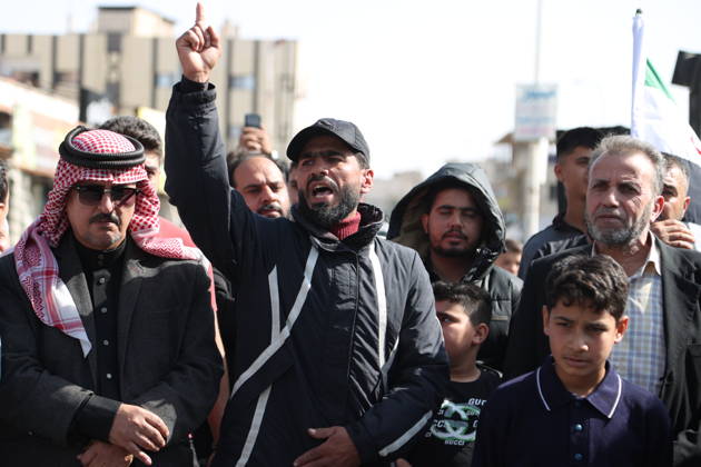 Protest against Israel’s ongoing attacks and violations in Syria QUNEITRA, SYRIA - OCTOBER 23: Syrians gather to protest the Israeli army’s attacks, raids and violations on border areas in Quneitra, Syria on October 23, 2026. Izz Aldien Alqasem Anadolu Quneitra Syria. Editorial use only. Please get in touch for any other usage.  Copyright: x2026xAnadoluxIzzxAldienxAlqasemx