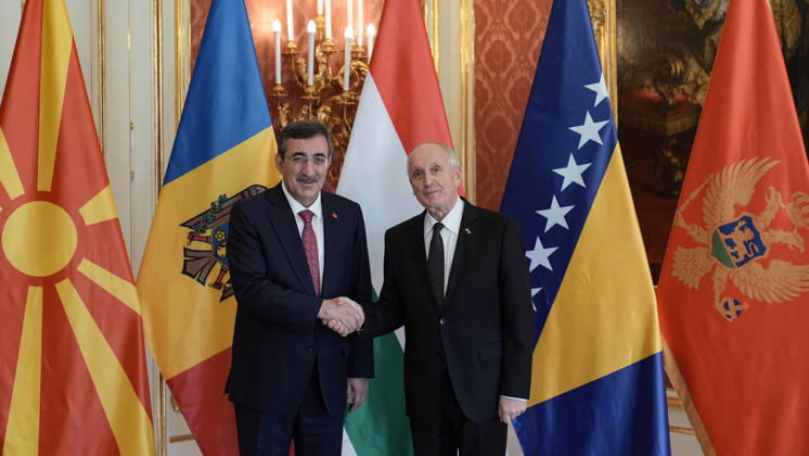 Turkish VP Cevdet Yilmaz in Budapest BUDAPEST, HUNGARY - OCTOBER 23: Turkish Vice President Cevdet Yilmaz meets Hungarian President Andras Baka at the Presidential Palace within the official commemoration programs held on the occasion of the 70th anniversary of the Hungarian Revolution and War of Independence in Budapest, Hungary on October 23, 2026. Yasin Baturhan Ergin Anadolu Budapest Hungary. Editorial use only. Please get in touch for any other usage.  Copyright: x2026xAnadoluxYasinxBaturhanxErginx