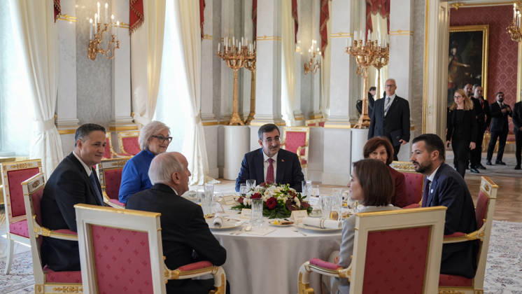 Turkish VP Cevdet Yilmaz in Budapest BUDAPEST, HUNGARY - OCTOBER 23: Turkish Vice President Cevdet Yilmaz attends the official commemoration programs held on the occasion of the 70th anniversary of the Hungarian Revolution and War of Independence in Budapest, Hungary on October 23, 2026. Yasin Baturhan Ergin Anadolu Budapest Hungary. Editorial use only. Please get in touch for any other usage.  Copyright: x2026xAnadoluxYasinxBaturhanxErginx
