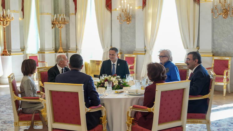 Turkish VP Cevdet Yilmaz in Budapest BUDAPEST, HUNGARY - OCTOBER 23: Turkish Vice President Cevdet Yilmaz attends the official commemoration programs held on the occasion of the 70th anniversary of the Hungarian Revolution and War of Independence in Budapest, Hungary on October 23, 2026. Yasin Baturhan Ergin Anadolu Budapest Hungary. Editorial use only. Please get in touch for any other usage.  Copyright: x2026xAnadoluxYasinxBaturhanxErginx
