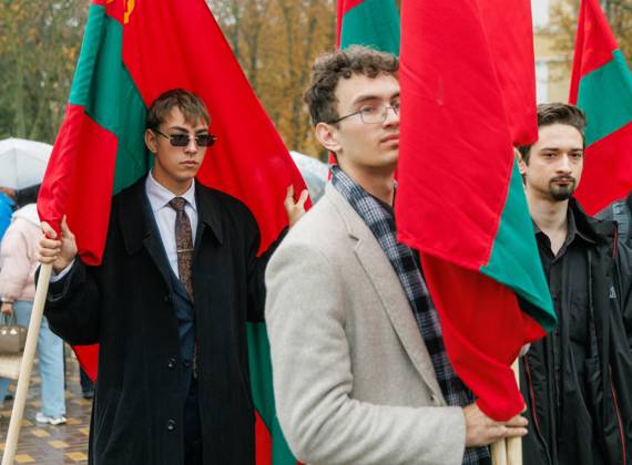 Moldova Transnistria Taxes Protest 9271227 23.10.2026 People attend a rally against economic pressure from Moldova at Suvorov Square in Tiraspol, Transnistrian region, also known as the unrecognized Pridnestrovian Moldavian Republic (PMR), Moldova. Artem Kulekin Sputnik Tiraspol Pridnestrovian Moldavian Republic  Copyright: xArtemxKulekinx