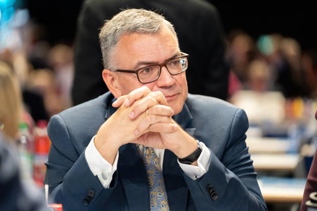 Munich, Bavaria, Germany October 23, 2026: The 2026 party convention of the CSU (Christian Social Union) at the Munich Trade Fair Center. Single image, Dr. Florian Herrmann, Head of the Bavarian State Chancellery