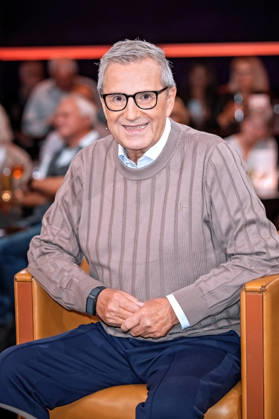 MDR Riverboat host Jan Hofer during the taping of the MDR talk show Riverboat on October 23, 2026, at Mediacity Leipzig 20261023SFL0006