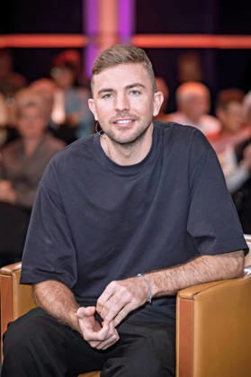 MDR Riverboat: Writer and former professional soccer player Christoph Kramer during the taping of the MDR talk show Riverboat on October 23, 2026, at Mediacity Leipzig 20261023SFL0010