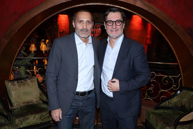 Exclusive - Olivier Dartigolles book launch - Paris Exclusive - David Setrouk and Olivier Dartigolles attend Olivier Dartigolles « Tout destin est cousu d’enfance » book launch organized by Five Eyes Production at Buddha Bar, in Paris, France, October 23, 2026. Photo by Jerome Domine ABACAPRESS.COM Paris France  Copyright: xDominexJerome ABACAx