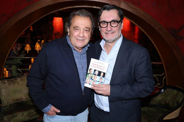 Exclusive - Olivier Dartigolles book launch - Paris Exclusive - Michel Mary and Olivier Dartigolles attend Olivier Dartigolles « Tout destin est cousu d’enfance » book launch organized by Five Eyes Production at Buddha Bar, in Paris, France, October 23, 2026. Photo by Jerome Domine ABACAPRESS.COM Paris France  Copyright: xDominexJerome ABACAx