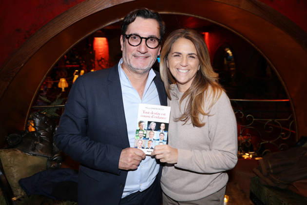 Exclusive - Olivier Dartigolles book launch - Paris Exclusive - Olivier Dartigolles and Valérie Bénaim attend Olivier Dartigolles « Tout destin est cousu d’enfance » book launch organized by Five Eyes Production at Buddha Bar, in Paris, France, October 23, 2026. Photo by Jerome Domine ABACAPRESS.COM Paris France  Copyright: xDominexJerome ABACAx