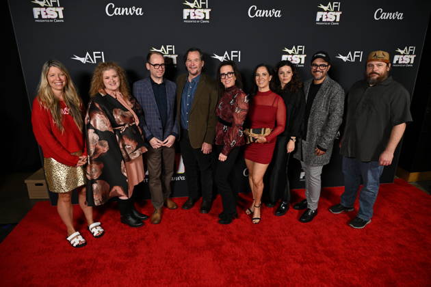 HOLLYWOOD, CALIFORNIA - OCTOBER 23:Melanie Miller, Andi Gladwin, Matthew Testa, Diane Becker, Gabriela Gonzalez, Anna Drubich, guest, and Aaron Crozier at the Stealing Magic premiere during the 2026 AFI Fest at TCL Chinese 6 Theatres on October 23, 2026 Credit: Michael Mattes USA - ZUMAa123 20261023_zaa_a123_002 Copyright: xAdMediax
