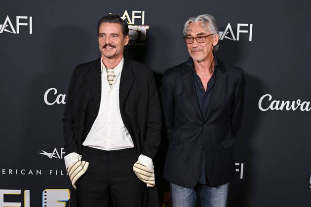 Pedro Pascal, Guest, Tony Gilroy at arrivals for BEHEMOTH! Premiere at AFI FEST presented by Canva, TCL Chinese Theatre, Hollywood, CA, October 23, 2026. Photo By: Michael Mattes Everett Collection BEHEMOTH! Premiere at AFI FEST presented by Canva PUBLICATIONXNOTxINxCANxCHNxFRAxITAxJPNxNORxPOLxRUSxESPxUKxUSA