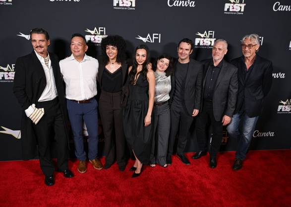 Pedro Pascal, Guest, Kaya Ralls, Emily Bear, Nami Melumad, Brandon Roberts, John Gilroy, Tony Gilroy at arrivals for BEHEMOTH! Premiere at AFI FEST presented by Canva, TCL Chinese Theatre, Hollywood, CA, October 23, 2026. Photo By: Michael Mattes Everett Collection BEHEMOTH! Premiere at AFI FEST presented by Canva PUBLICATIONXNOTxINxCANxCHNxFRAxITAxJPNxNORxPOLxRUSxESPxUKxUSA