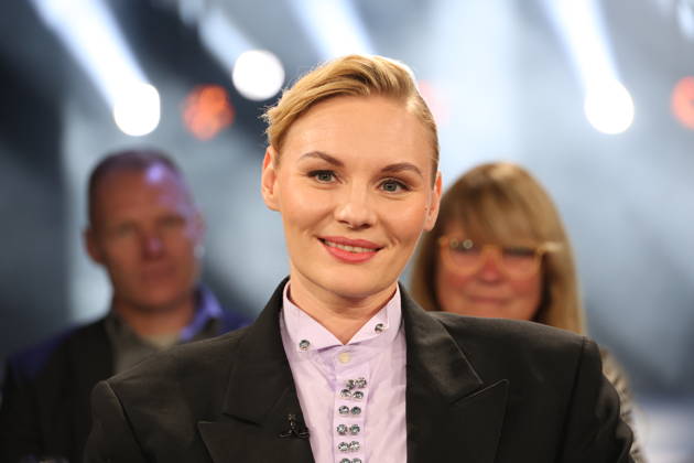 Rosalie Thomass, actress, guest on the NDR Talk Show; photo op on October 23, 2026, at the Hamburg Lokstedt television studio prior to the broadcast on NDR Television s Channel 3