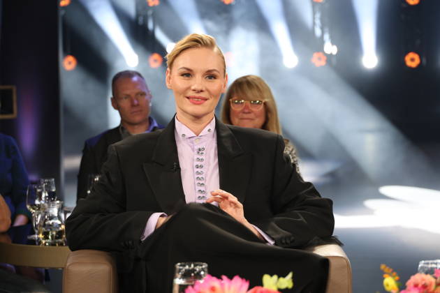 Rosalie Thomass, actress, guest on the NDR Talk Show; photo op on October 23, 2026, at the Hamburg Lokstedt television studio prior to the broadcast on NDR Television s Channel 3