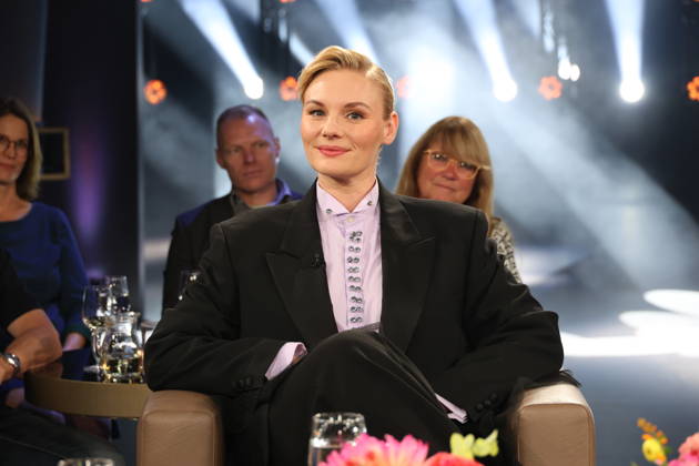 Rosalie Thomass, actress, guest on the NDR Talk Show; photo op on October 23, 2026, at the Hamburg Lokstedt television studio prior to the broadcast on NDR Television s Channel 3
