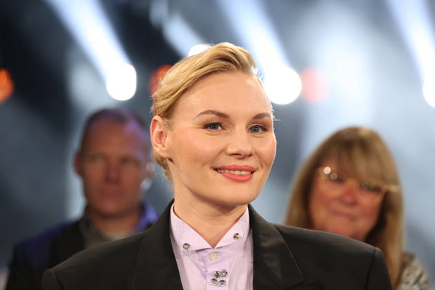 Rosalie Thomass, actress, guest on the NDR Talk Show; photo op on October 23, 2026, at the Hamburg Lokstedt television studio prior to the broadcast on NDR Television s Channel 3