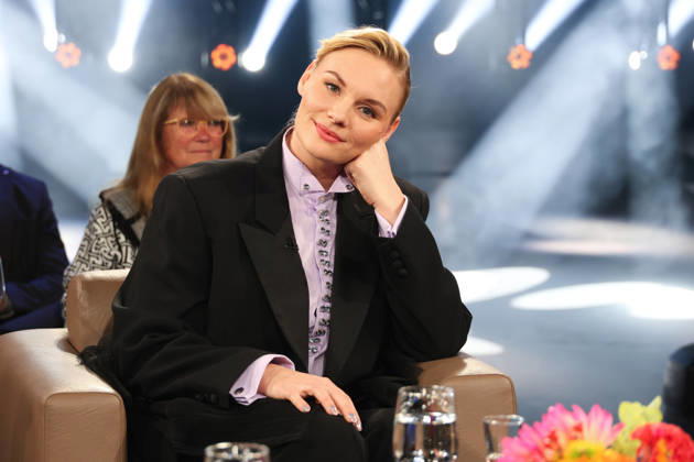 Rosalie Thomass, actress, guest on the NDR Talk Show; photo op on October 23, 2026, at the Hamburg Lokstedt television studio prior to the broadcast on NDR Television s Channel 3