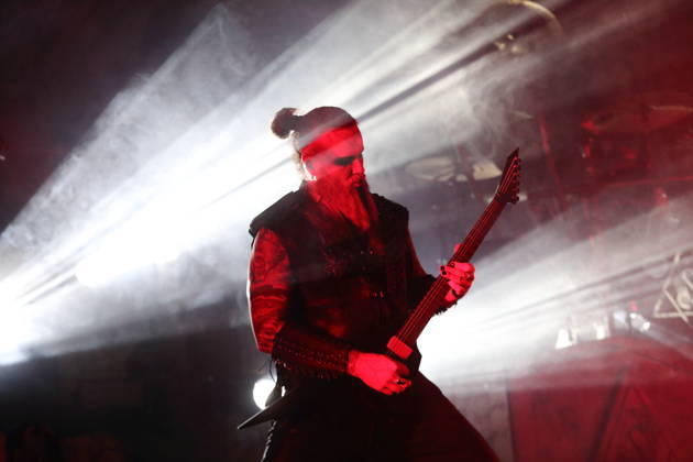 Kjell Age Damage Karlsen of the band Dimmu Borgir at a concert at the Columbiahalle in Berlin, October 23, 2026 Behemoth Dimmu Borgir Concert Berlin