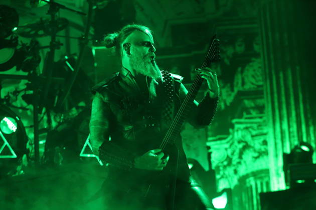 Kjell Age Damage Karlsen of the band Dimmu Borgir at a concert at the Columbiahalle in Berlin, October 23, 2026 Behemoth Dimmu Borgir Concert Berlin