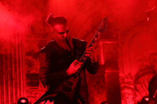 Kjell Age Damage Karlsen of the band Dimmu Borgir at a concert at the Columbiahalle in Berlin, October 23, 2026 Behemoth Dimmu Borgir Concert Berlin