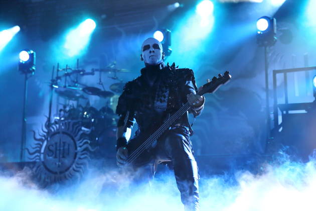 Tomasz Orion Wroblewski of the band Behemoth at a concert at the Columbiahalle in Berlin, October 23, 2026 Behemoth Dimmu Borgir Concert Berlin