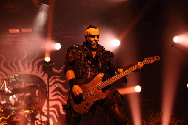 Tomasz Orion Wroblewski of the band Behemoth at a concert at the Columbiahalle in Berlin, October 23, 2026 Behemoth Dimmu Borgir Concert Berlin