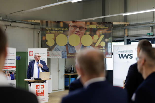 Karl Josef Laumann, CDU; Karl Josef Laumann, CDU, Minister of Labor and Social Affairs for North Rhine-Westphalia, will deliver a keynote address on October 23, 2026, as part of a WVS business breakfast at the Caritas Emstor Workshops (WfbM) in Rheine, North Rhine-Westphal
