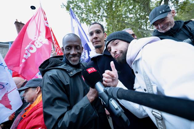 Politics at Demonstration Against French Far-Right Party RN - Orleans Saint-Denis Mayor Bally Bagayoko attending demonstration against French far-right party French far-right party Rassemblement National RN in Orleans, France on October 24 2026 before the beginning of the XIXth Congress French far-right party Rassemblement National RN organized in Orleans. Photo by Franck Castel ABACAPRESS.COM Orleans France  Copyright: xCastelxFranck ABACAx