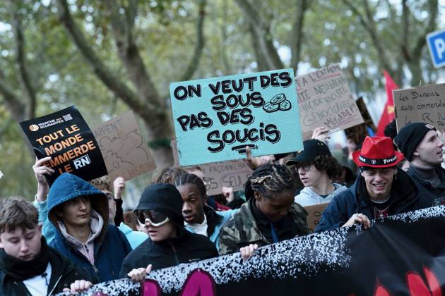 Demonstration Against French Far-Right Party RN - Orleans Demonstration against French far-right party French far-right party Rassemblement National RN in Orleans, France on October 24 2026 before the beginning of the XIXth Congress French far-right party Rassemblement National RN organized in Orleans. Photo by Franck Castel ABACAPRESS.COM Orleans France  Copyright: xCastelxFranck ABACAx