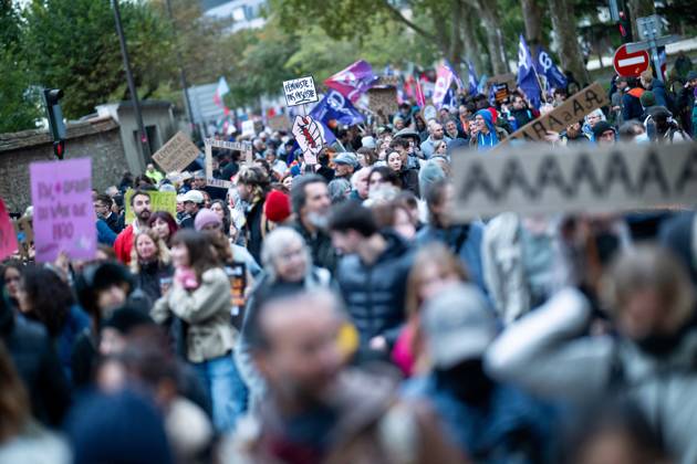 Demonstration Against French Far-Right Party RN - Orleans Demonstration against French far-right party French far-right party Rassemblement National RN in Orleans, France on October 24 2026 before the beginning of the XIXth Congress French far-right party Rassemblement National RN organized in Orleans. Photo by Franck Castel ABACAPRESS.COM Orleans France  Copyright: xCastelxFranck ABACAx