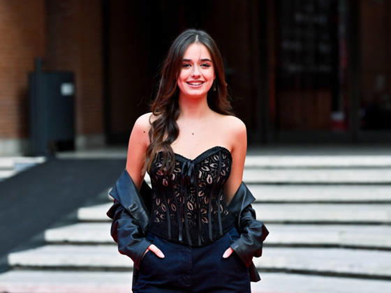 IPA90113787 - Rome, 2026 Film Festival Evening 12. Red Carpet: LARA AWARD. Pictured: Alma Teresa Giardina  Copyright: xMaurizioxD Avanzox xPoolxRomaxFilmxFestx2026x IPA90113787