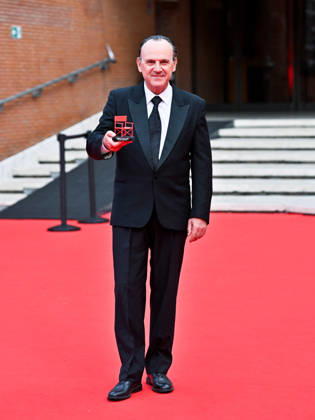 IPA90113813 - Rome, 2026 Film Festival - Evening 12. Red Carpet: LARA AWARD. Pictured: Alma Paolo Pierobon  Copyright: xMaurizioxD Avanzox xPoolxRomaxFilmxFestx2026x IPA90113813