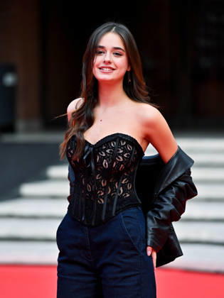 IPA90113810 - Rome, 2026 Film Festival Evening 12. Red Carpet: LARA AWARD. Pictured: Alma Teresa Giardina  Copyright: xMaurizioxD Avanzox xPoolxRomaxFilmxFestx2026x IPA90113810