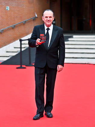 IPA90113815 - Rome, 2026 Film Festival - Evening 12. Red Carpet for the LARA Award. Pictured: Alma Paolo Pierobon  Copyright: xMaurizioxD Avanzox xPoolxRomaxFilmxFestx2026x IPA90113815
