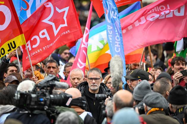 Anti-fascist demonstration in Orléans. Quentin Reix, PHOTOPQR, ECHO REPUBLICAIN, Oct. 24, 2026. Anti-fascist demonstration in Orléans. Orléans, Oct. 24, 2026. Photo by Quentin Reix. Orléans, France, Oct. 24, 2026 Protest against fascism and racism as a far-right party holds its convention in Orléans, France Copyright: xPHOTOPQR ECHOxREPUBLICAIN MAXPPPxQuentinxreixx 20261024ECH7760 20261024ECH7760